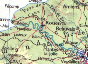 Map of Seine